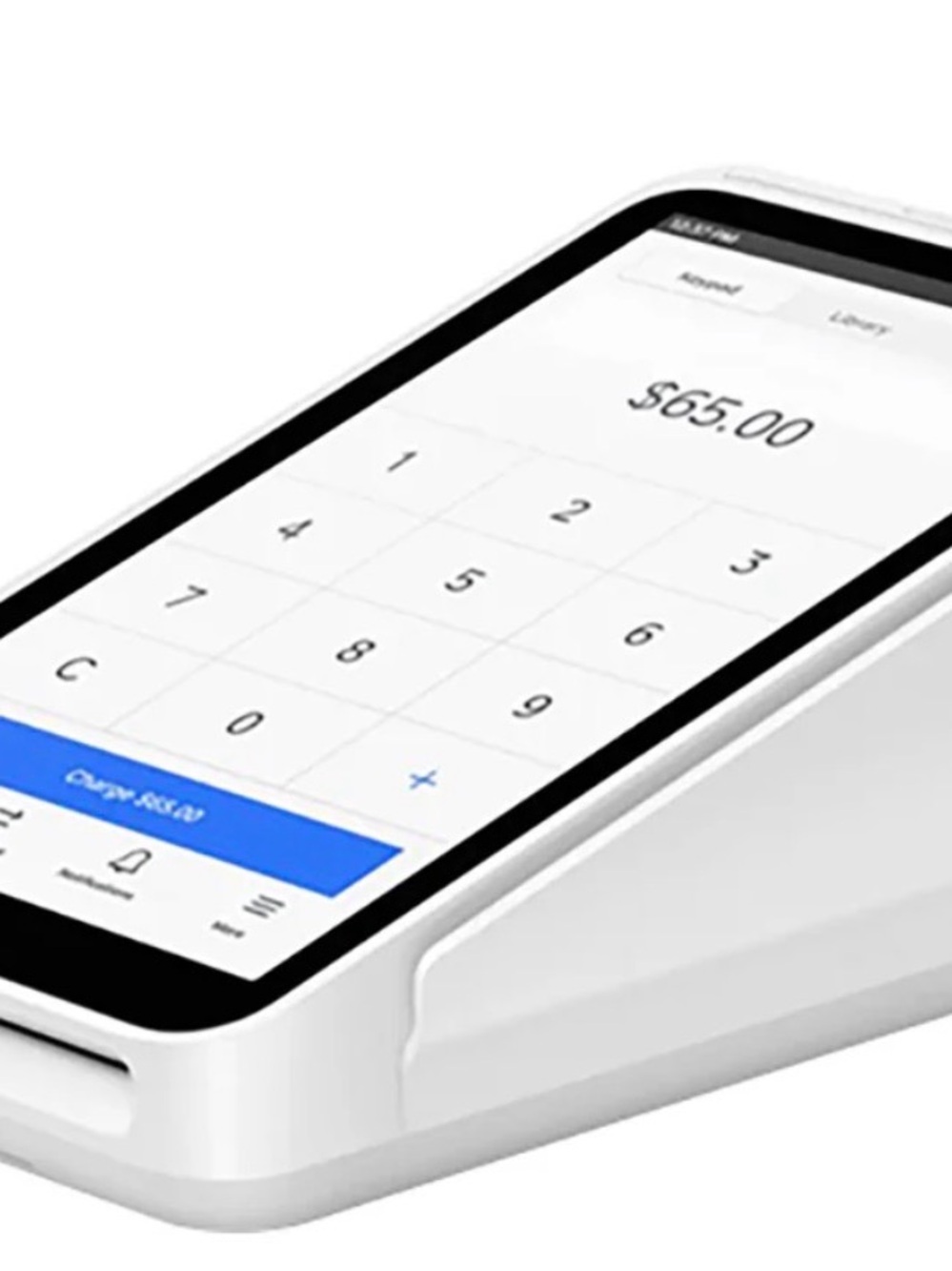 Square White Touchscreen Point-of-Sale Card Reader